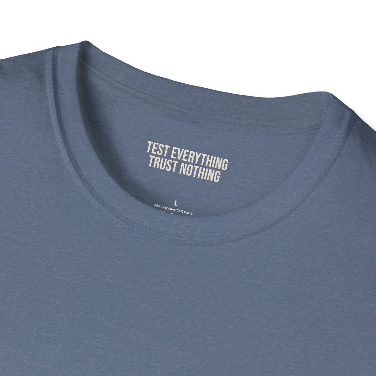 BBQ Test Pit logo soft tee mockup