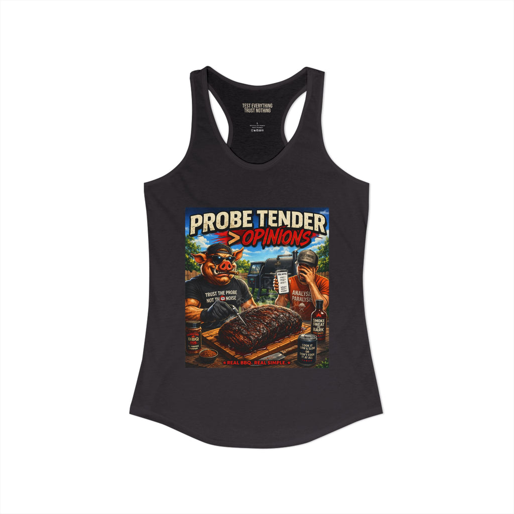 BBQ Test Pit Probe Tender Opinions women's tank mockup