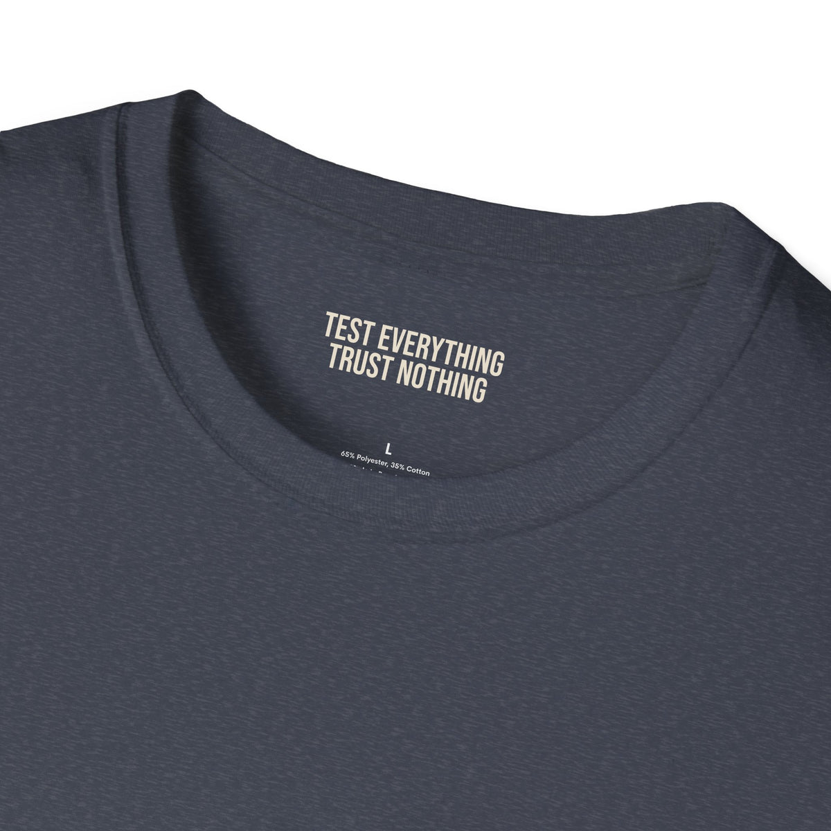 BBQ Test Pit logo soft tee mockup