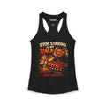 BBQ Test Pit Stop Staring At My Rack women's tank mockup