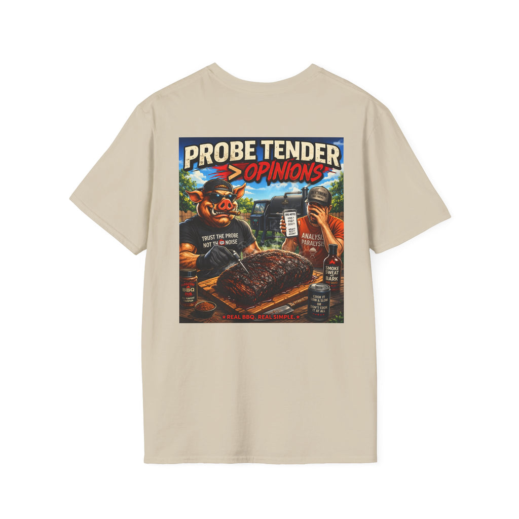 BBQ Test Pit Probe Tender Opinions tee mockup