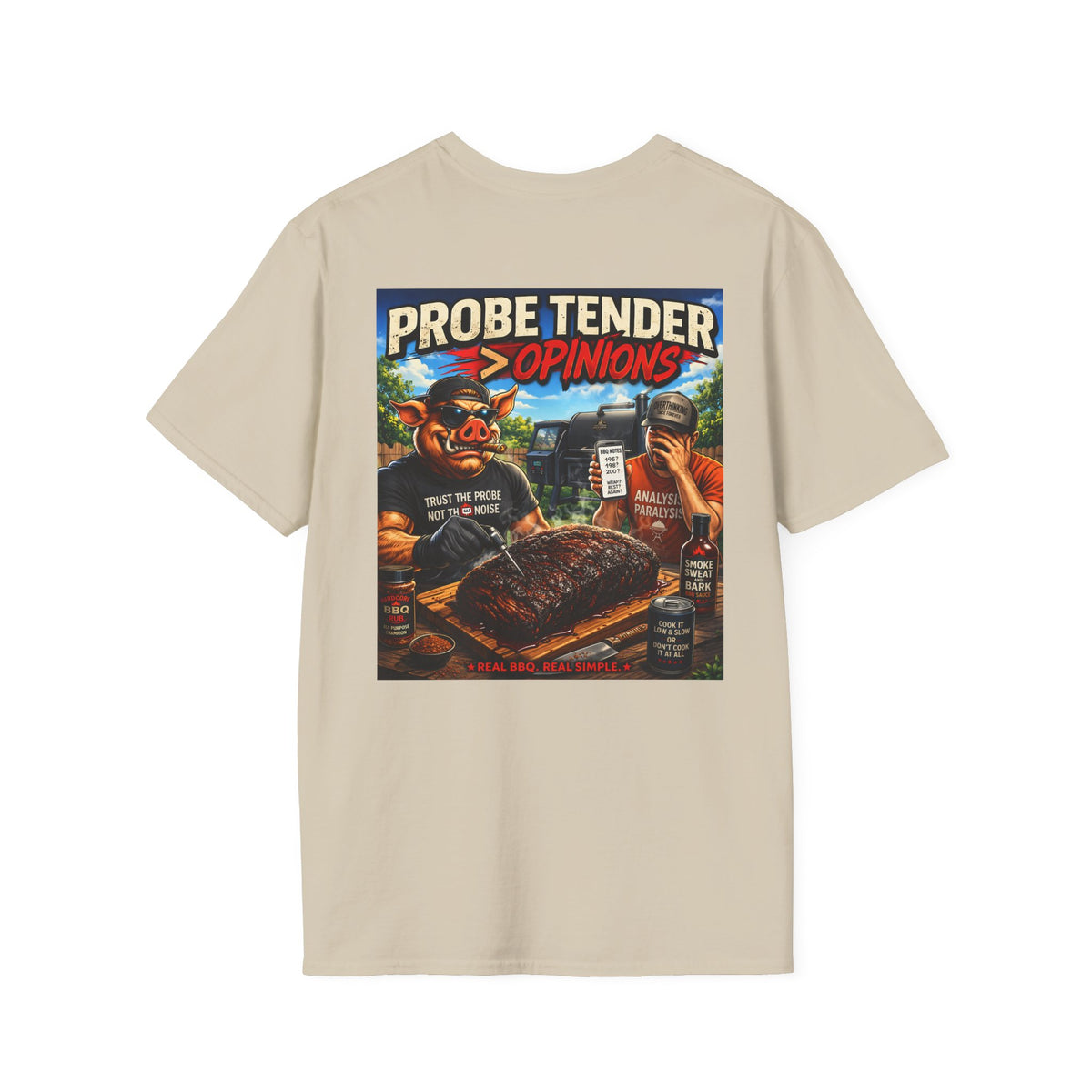 BBQ Test Pit Probe Tender Opinions tee mockup