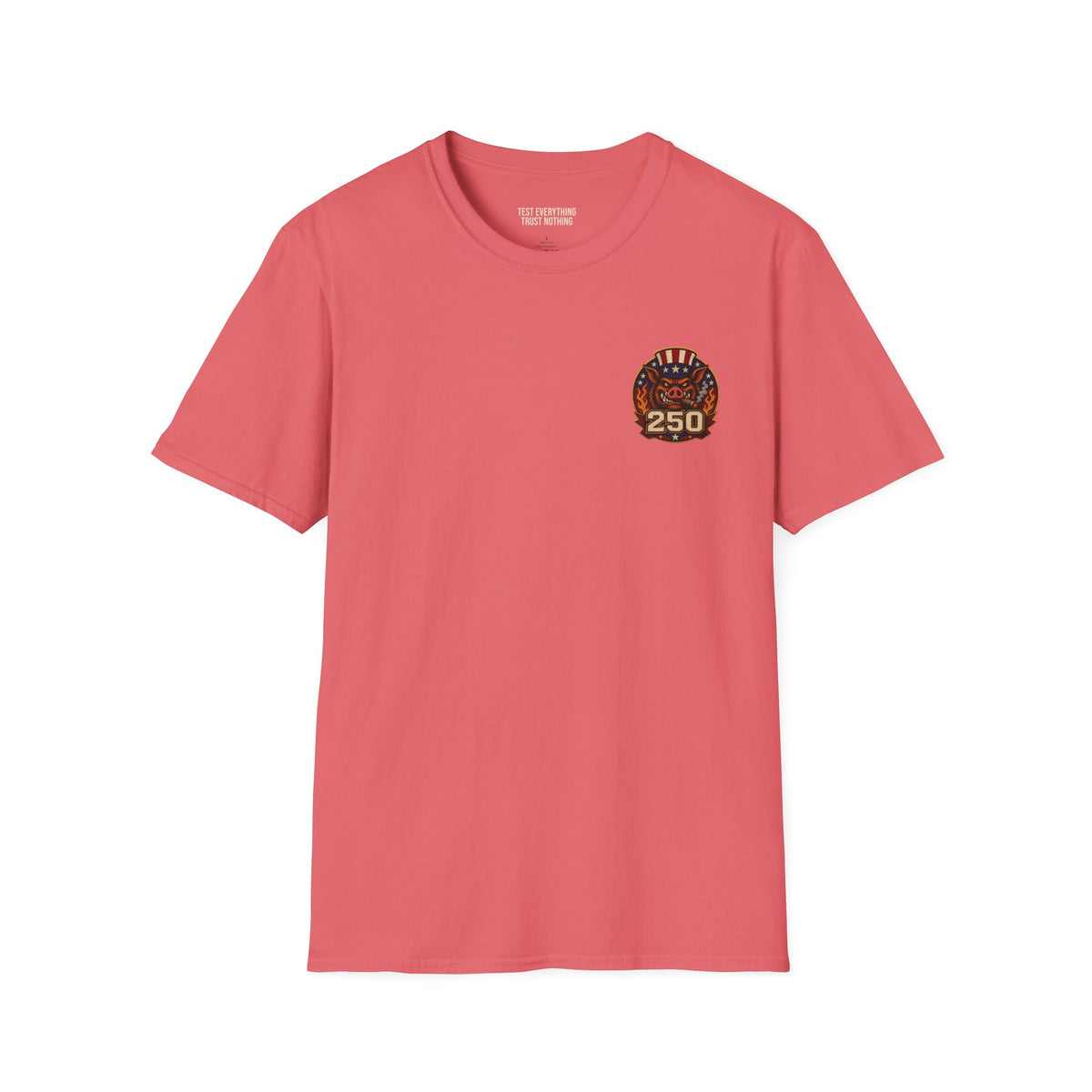 BBQ Test Pit 250 Years of Freedom tee mockup