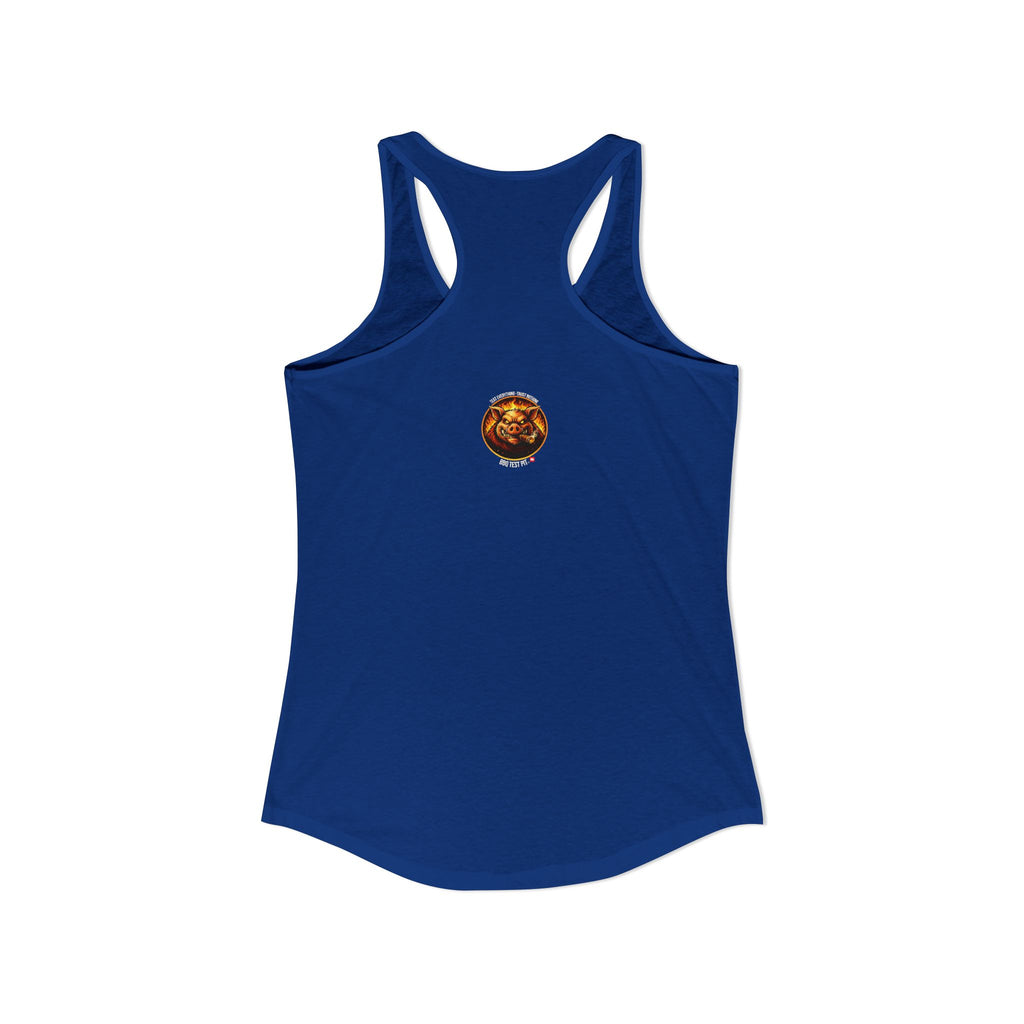 BBQ Test Pit You're The Problem women's tank mockup