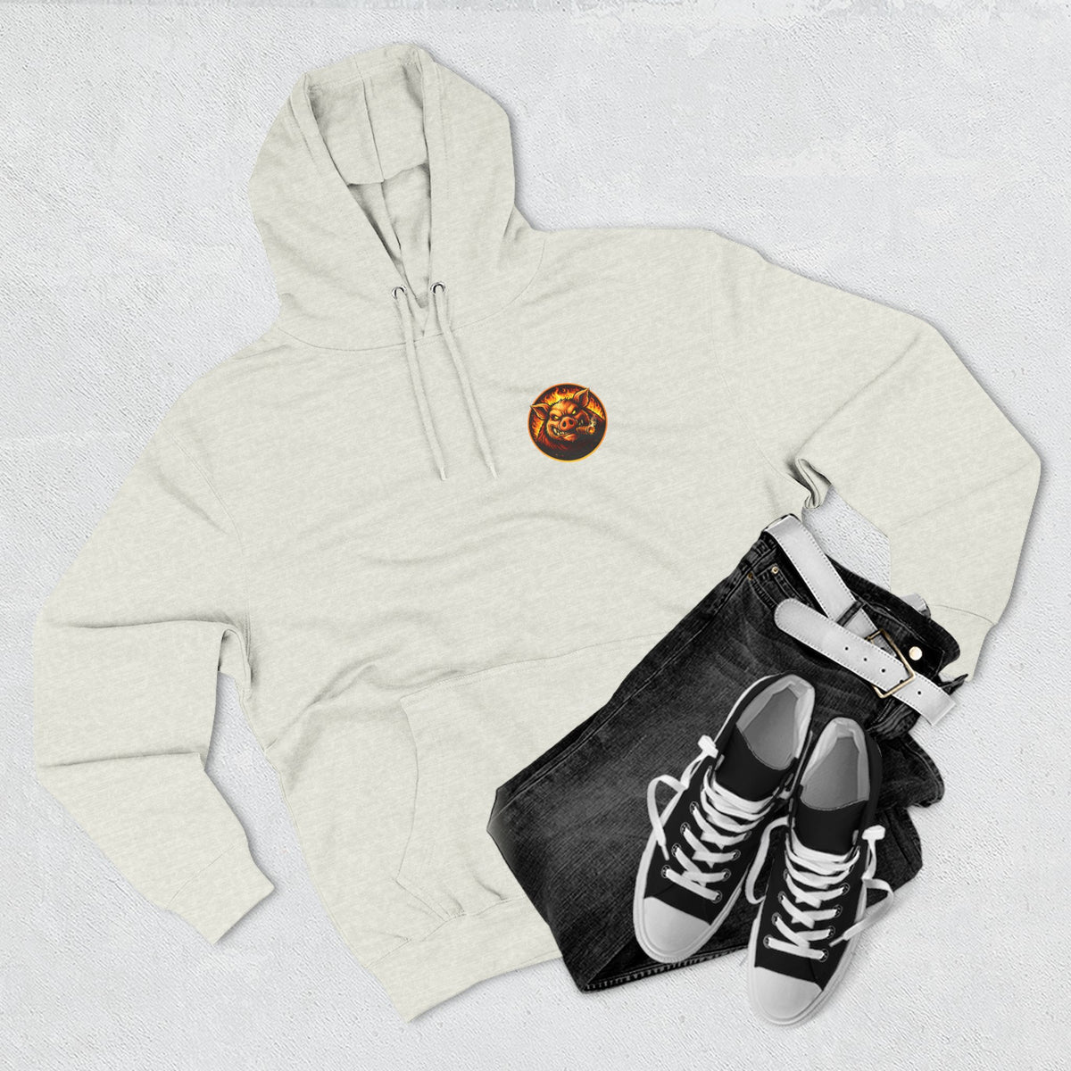 BBQ Test Pit Your Pellet Grill Is Fine hoodie mockup