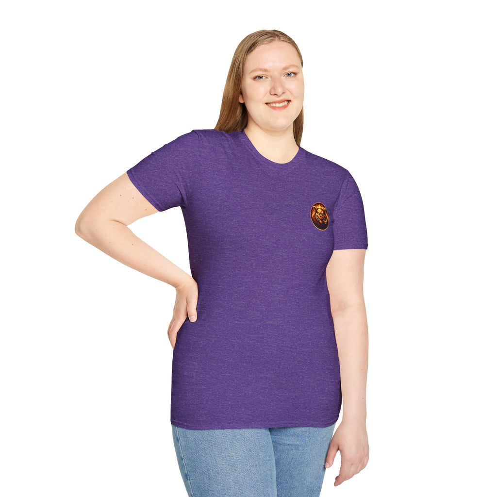 BBQ Test Pit logo soft tee mockup