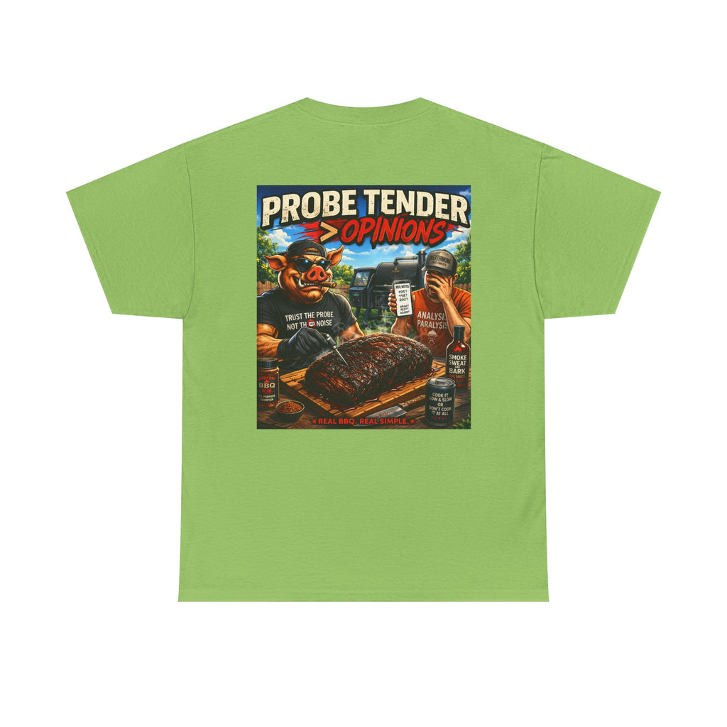 BBQ Test Pit Probe Tender Opinions heavy tee mockup