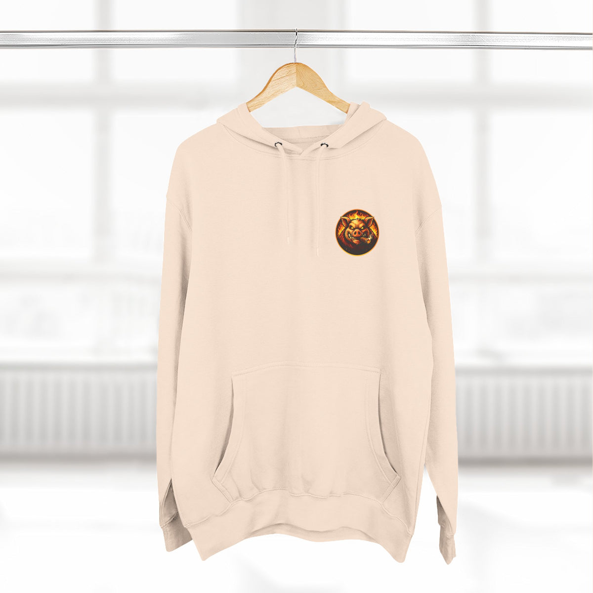 BBQ Test Pit I Like Big Butts hoodie mockup