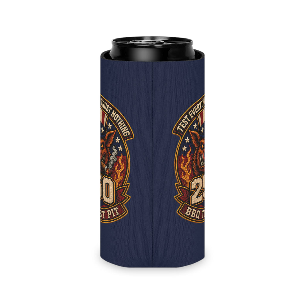 BBQ Test Pit 250 Years of Freedom can cooler mockup