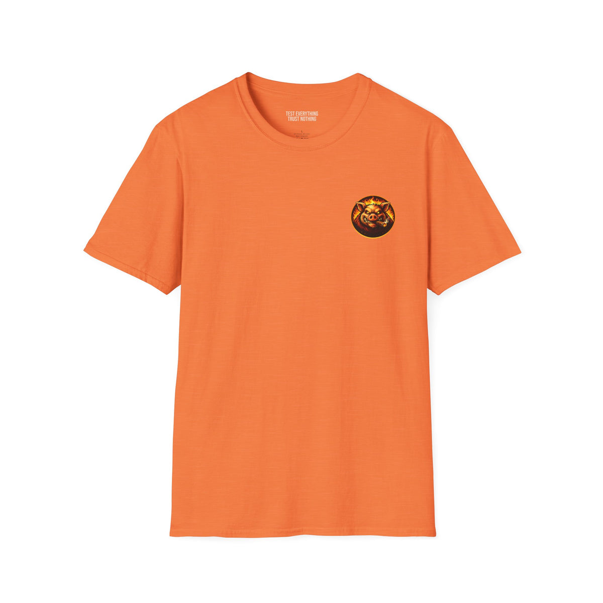 BBQ Test Pit Your Pellet Grill Is Fine soft tee mockup