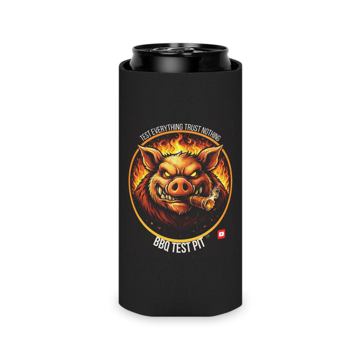 BBQ Test Pit can cooler mockup