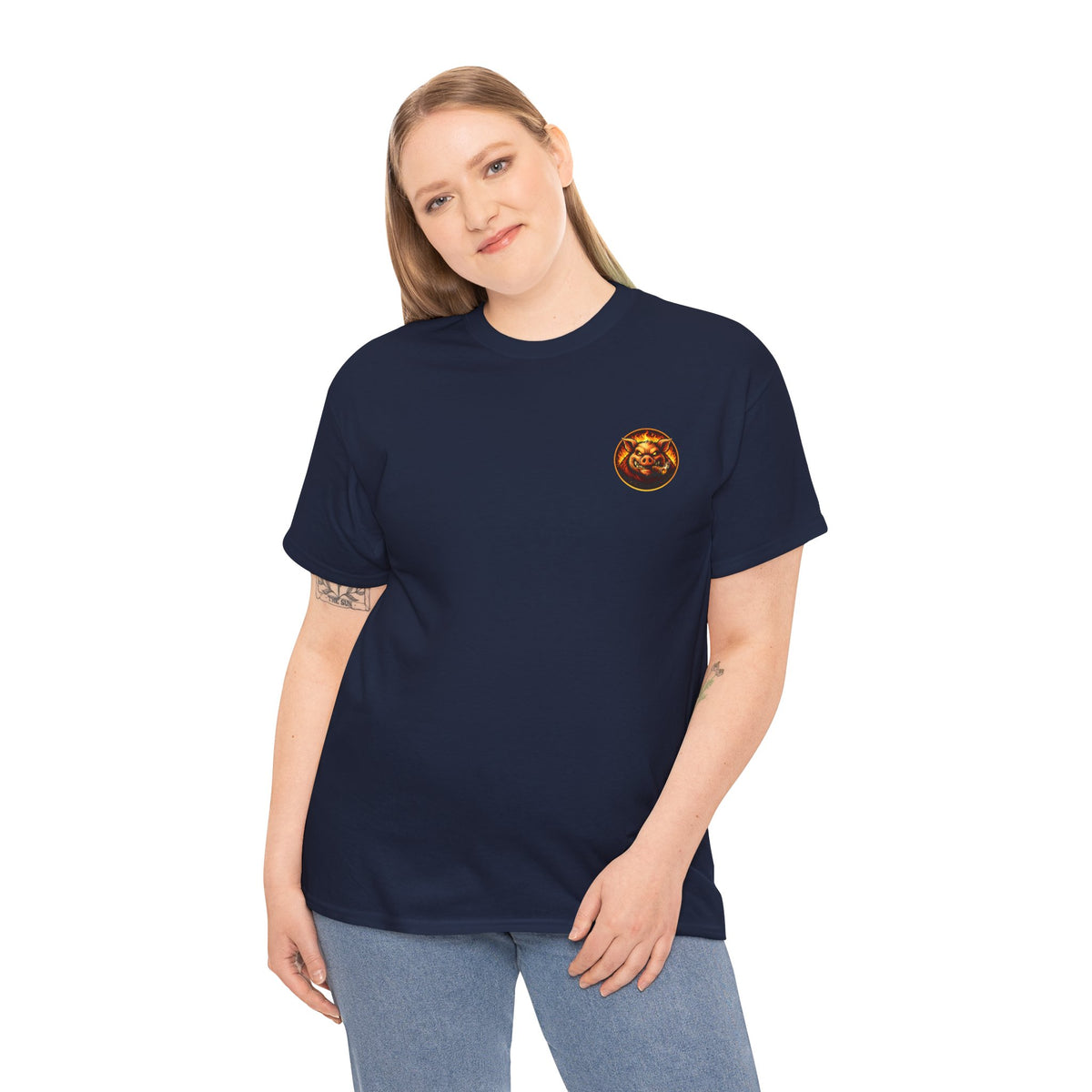 BBQ Test Pit I Like Big Butts tee mockup