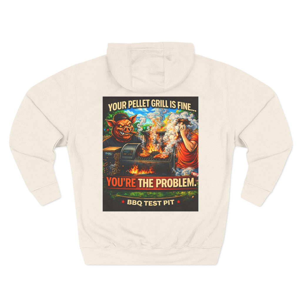 BBQ Test Pit Your Pellet Grill Is Fine hoodie mockup