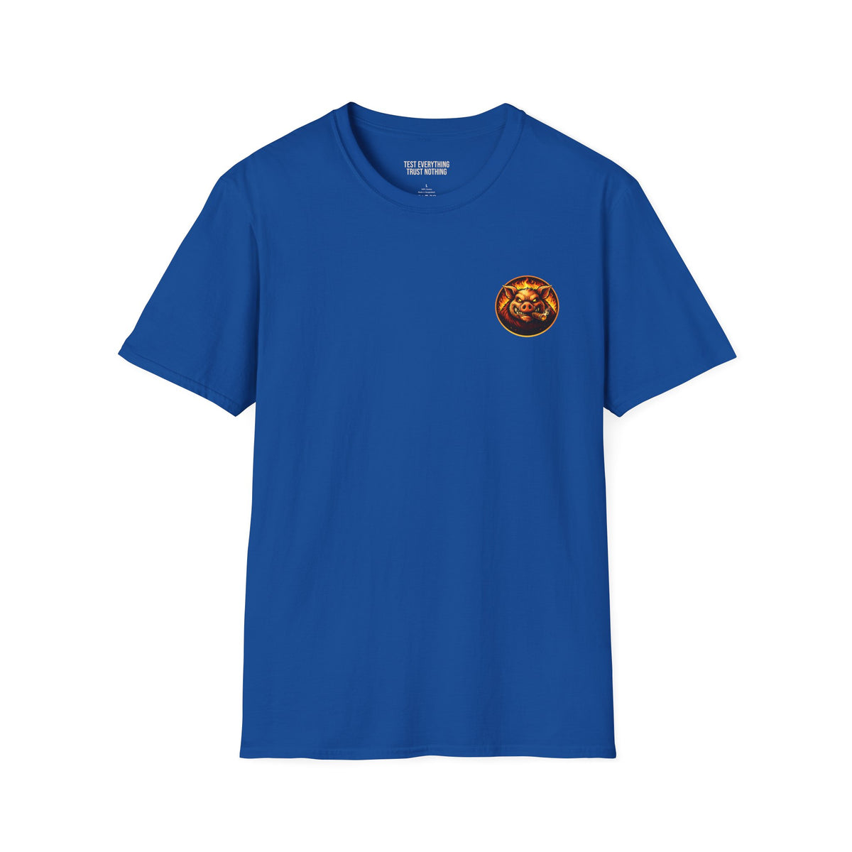 BBQ Test Pit Wrap When It's Ready tee mockup