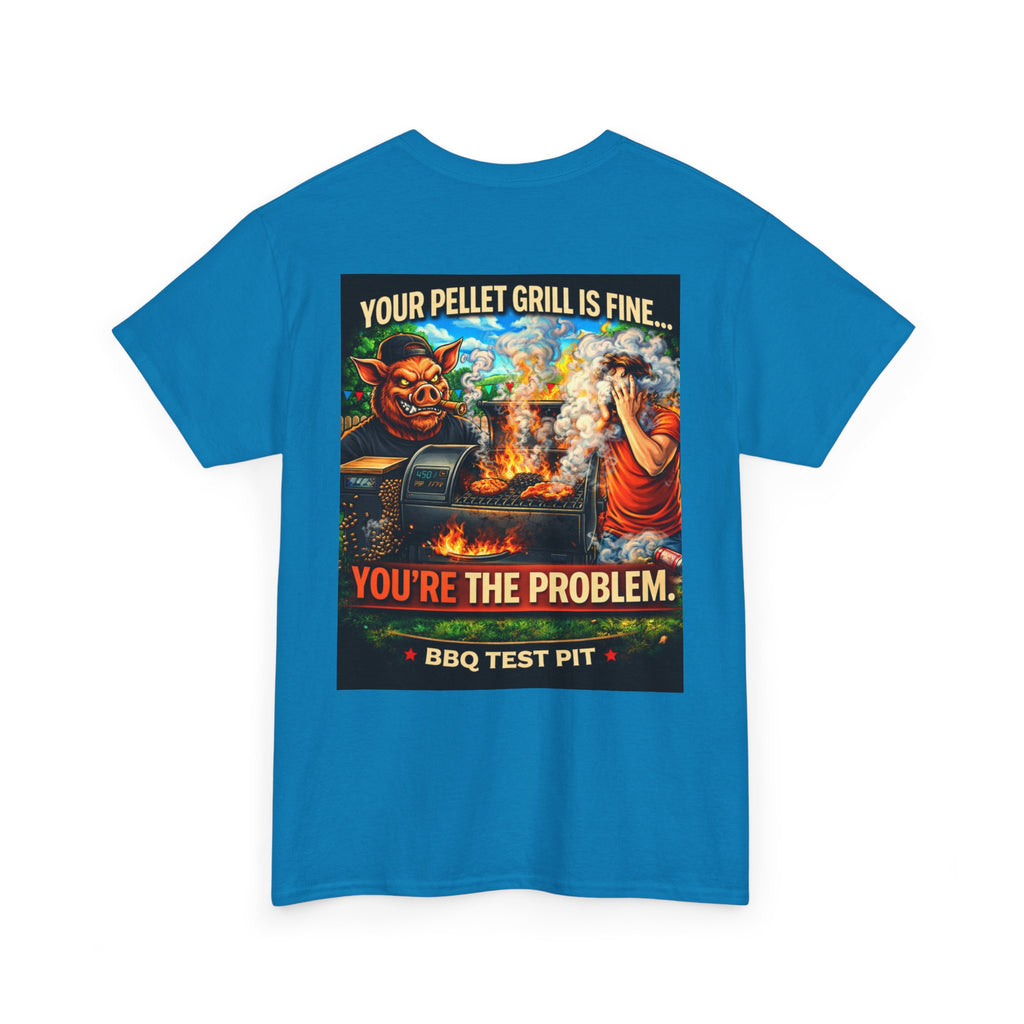 BBQ Test Pit Your Pellet Grill Is Fine tee mockup