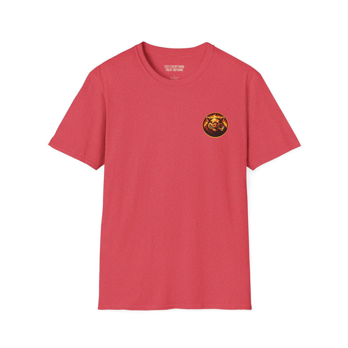 BBQ Test Pit Stop Staring At My Rack soft tee mockup
