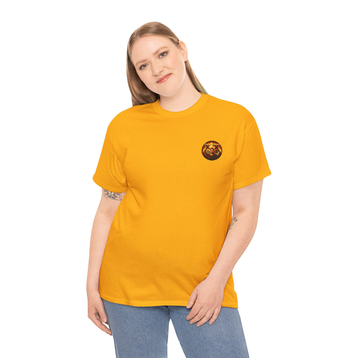 BBQ Test Pit I Like Big Butts tee mockup