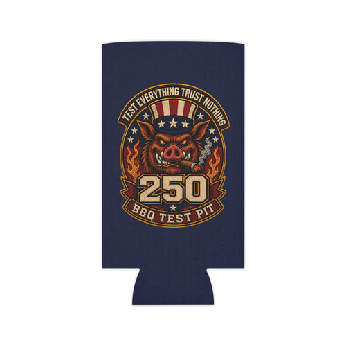 BBQ Test Pit 250 Years of Freedom can cooler mockup