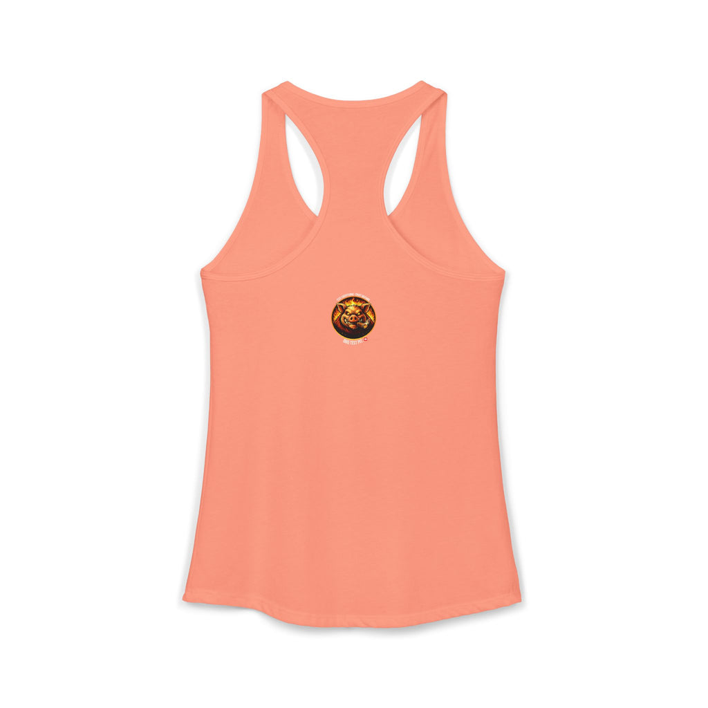 BBQ Test Pit Stop Staring At My Rack women's tank mockup