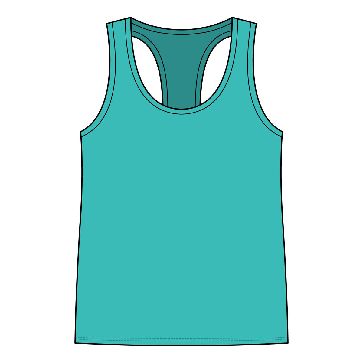 BBQ Test Pit Stop Calling It BBQ women's tank mockup