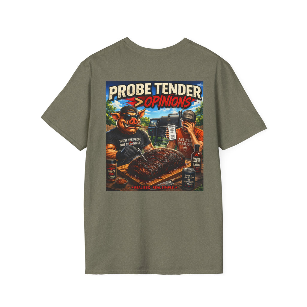 BBQ Test Pit Probe Tender Opinions tee mockup
