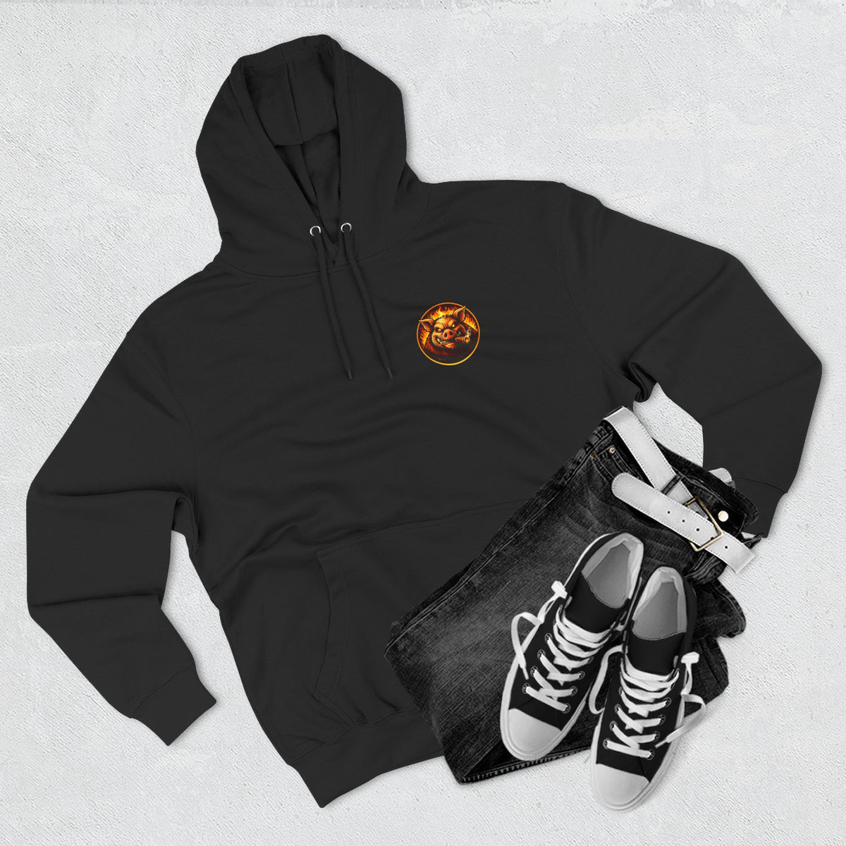 BBQ Test Pit Your Pellet Grill Is Fine hoodie mockup