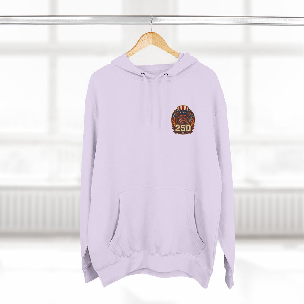 BBQ Test Pit 250 Years of Freedom hoodie mockup