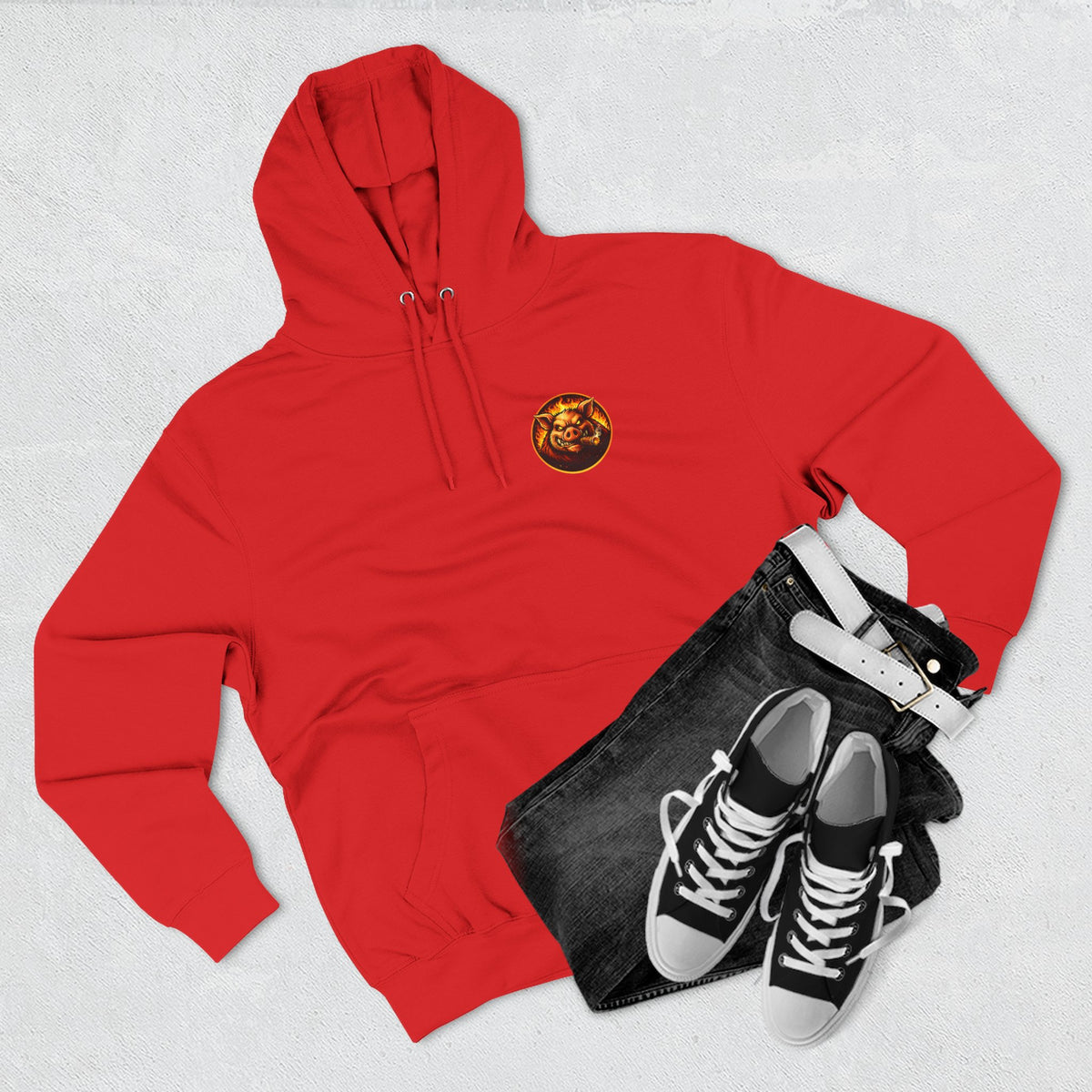 BBQ Test Pit Wrap When It's Ready hoodie mockup