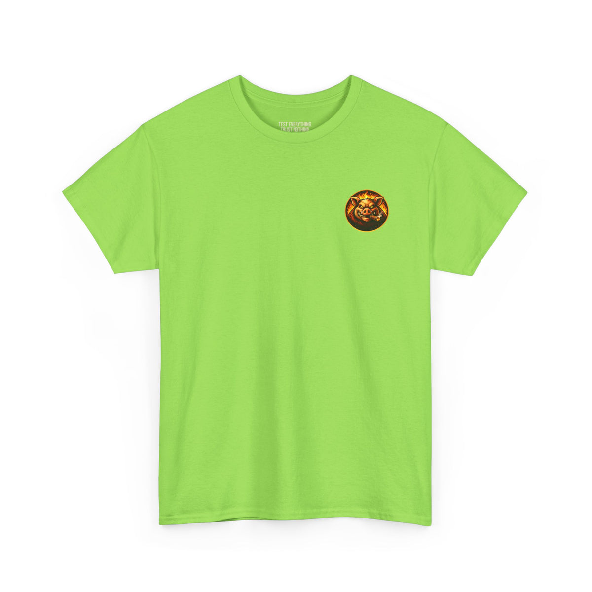 BBQ Test Pit Wrap When It's Ready soft tee mockup