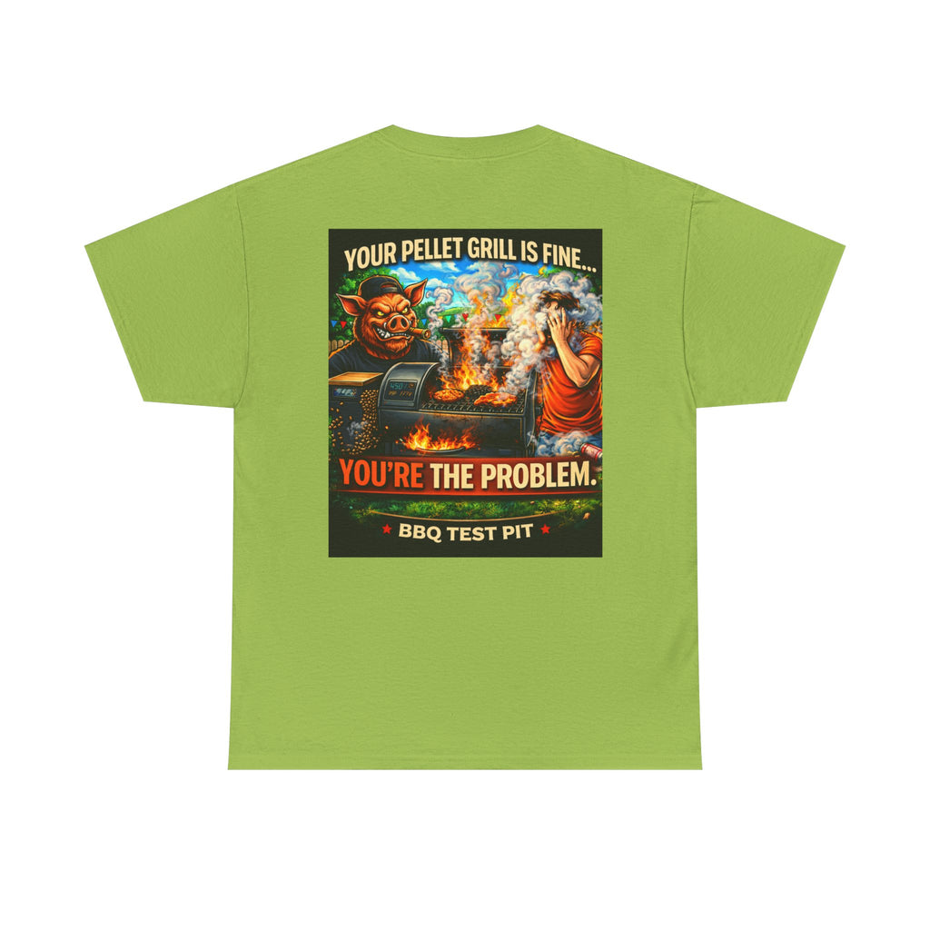 BBQ Test Pit Your Pellet Grill Is Fine tee mockup
