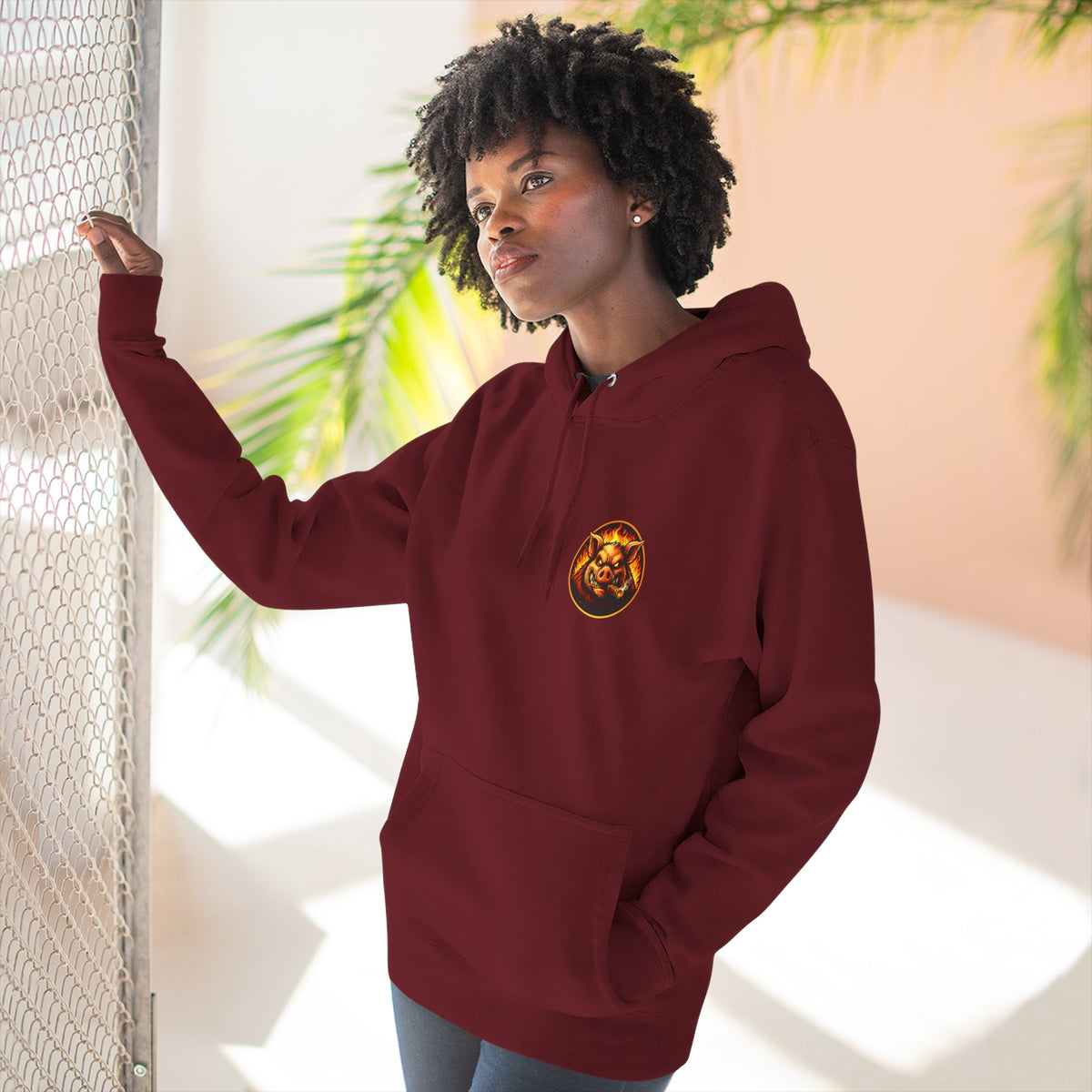 BBQ Test Pit Wrap When It's Ready hoodie mockup