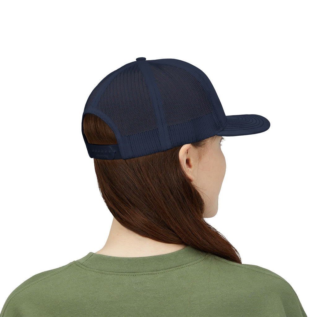 BBQ Test Pit 250 Years of Freedom trucker hat mockup