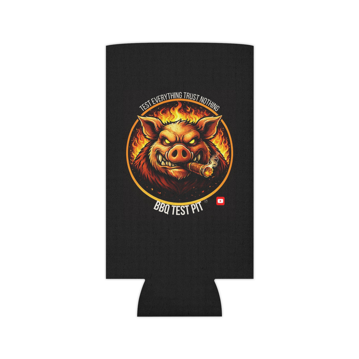 BBQ Test Pit can cooler mockup