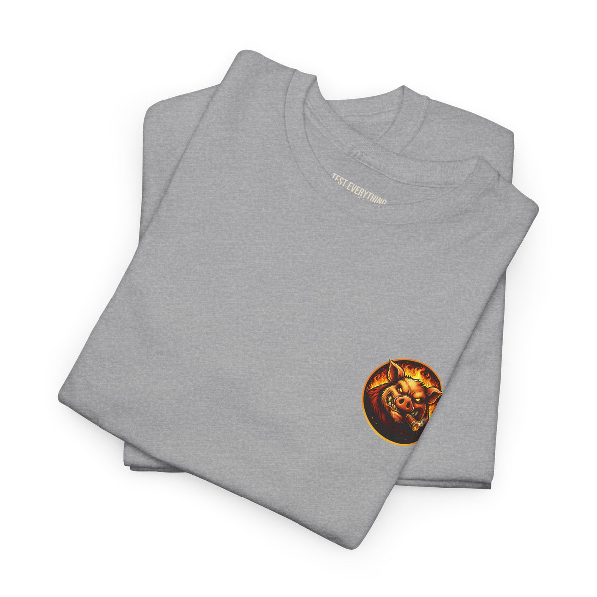 BBQ Test Pit I Like Big Butts tee mockup
