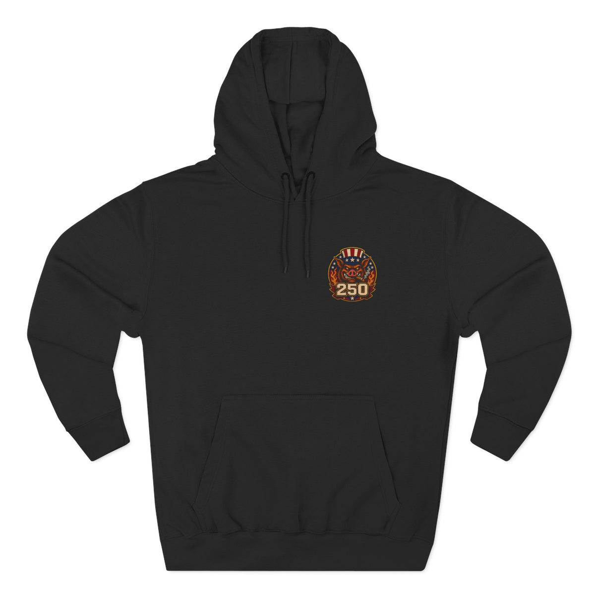 BBQ Test Pit 250 Years of Freedom hoodie mockup