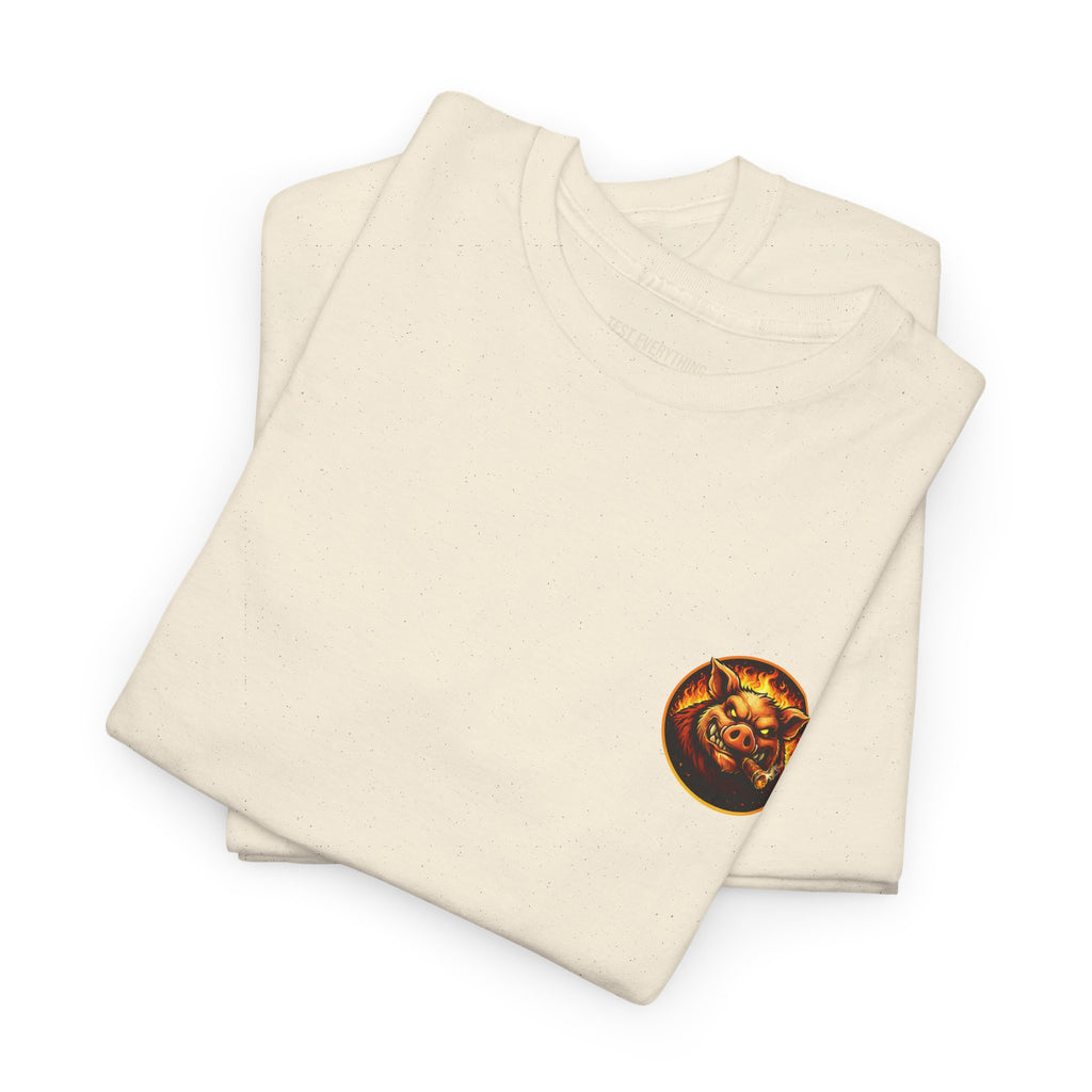 BBQ Test Pit I Like Big Butts tee mockup