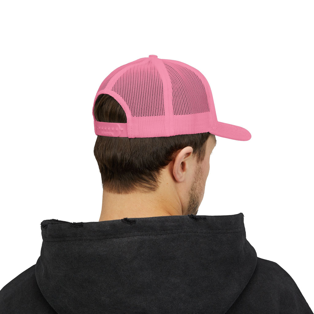 BBQ Test Pit 250 Years of Freedom trucker hat mockup