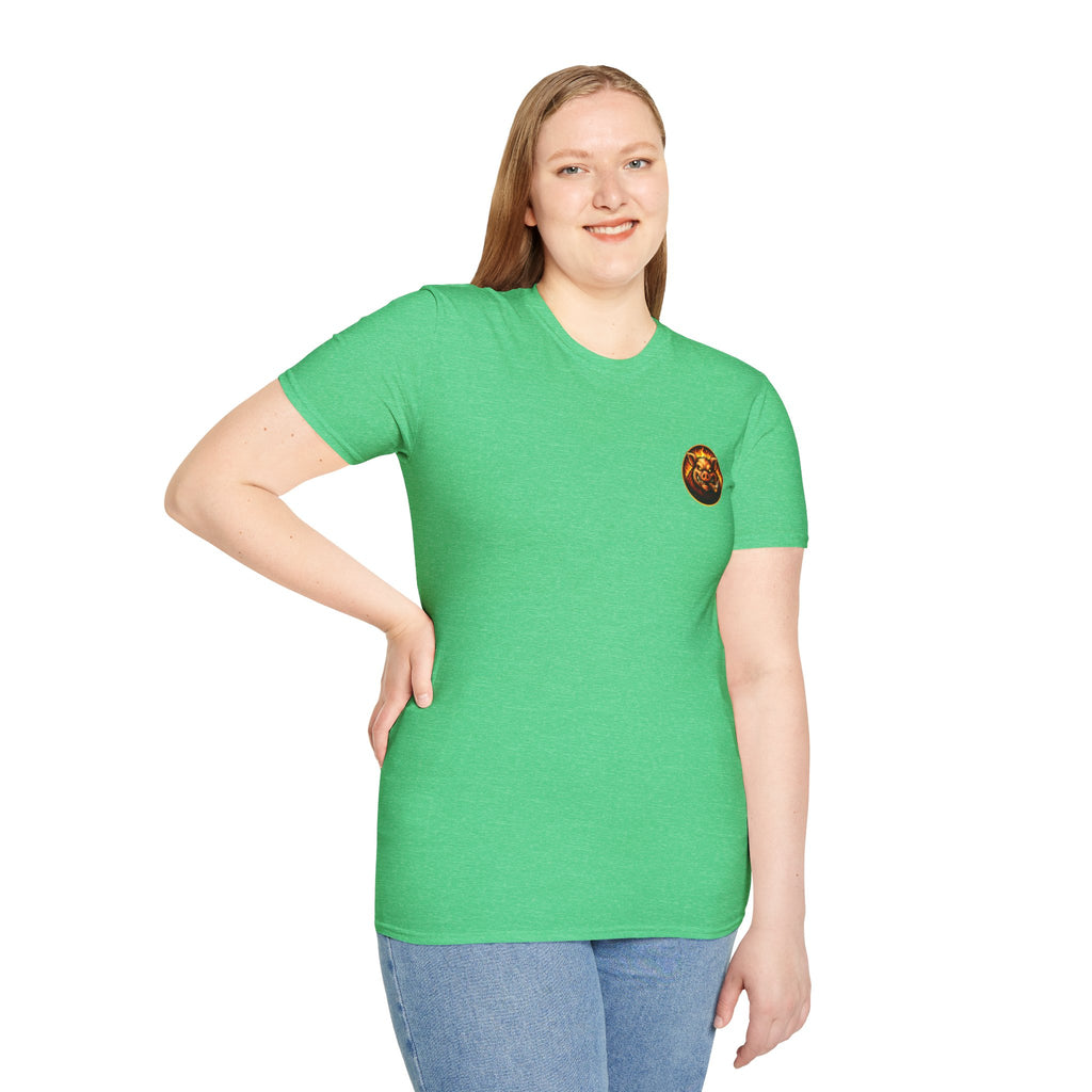 BBQ Test Pit logo soft tee mockup