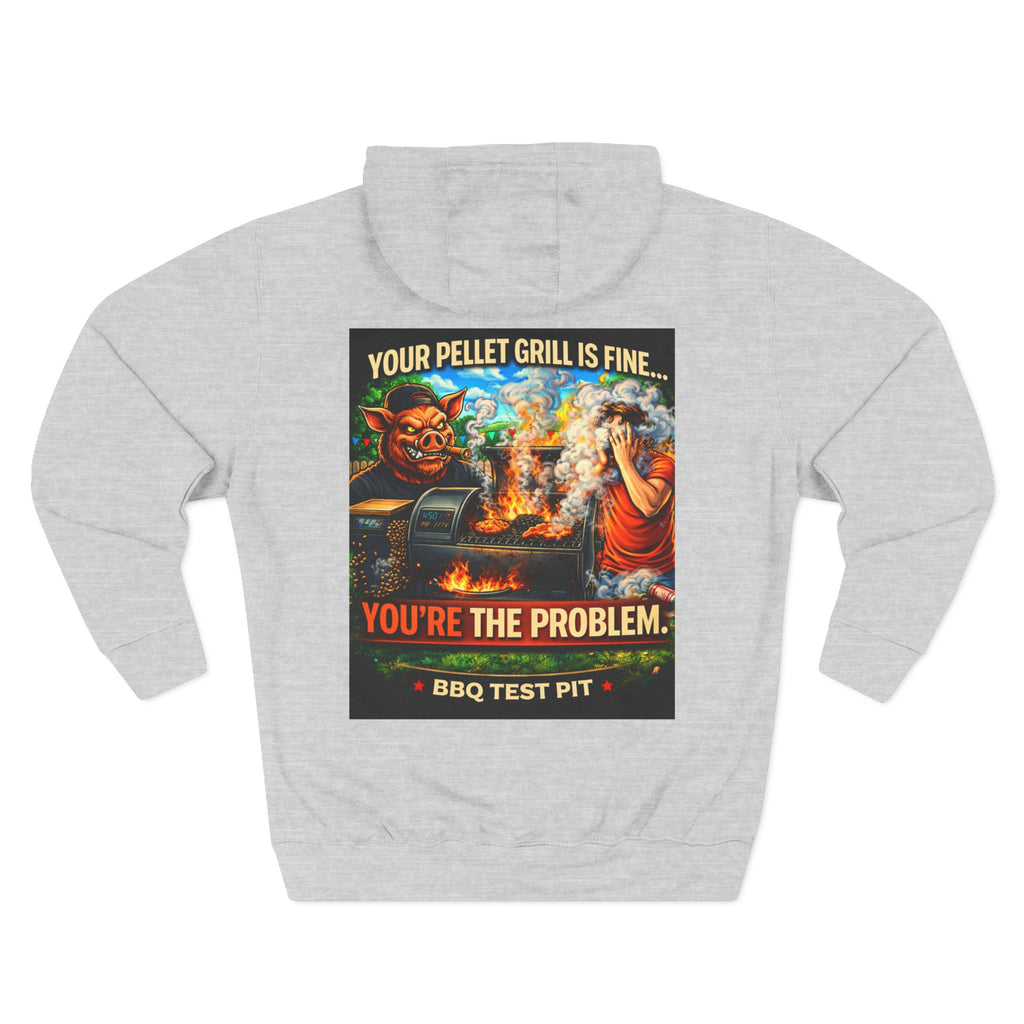 BBQ Test Pit Your Pellet Grill Is Fine hoodie mockup