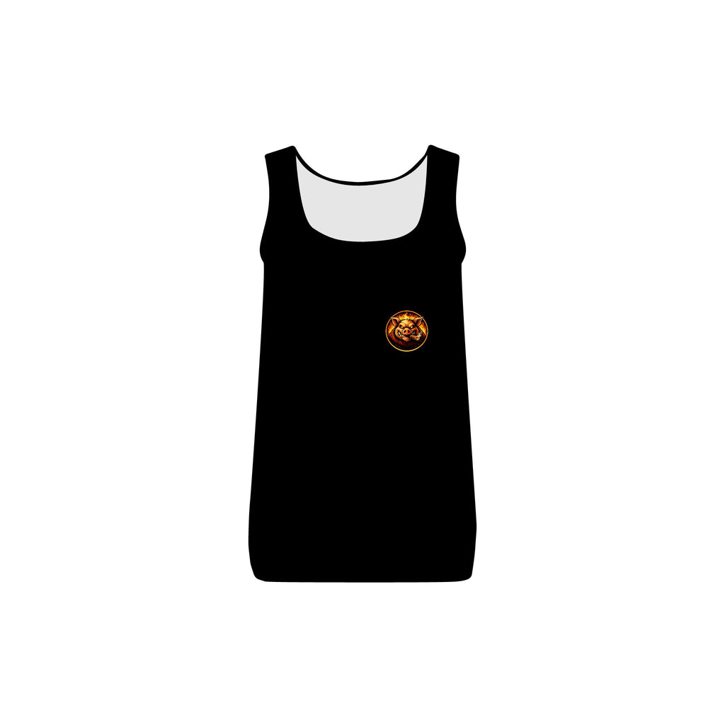 BBQ Test Pit I Like Big Butts women's tank mockup