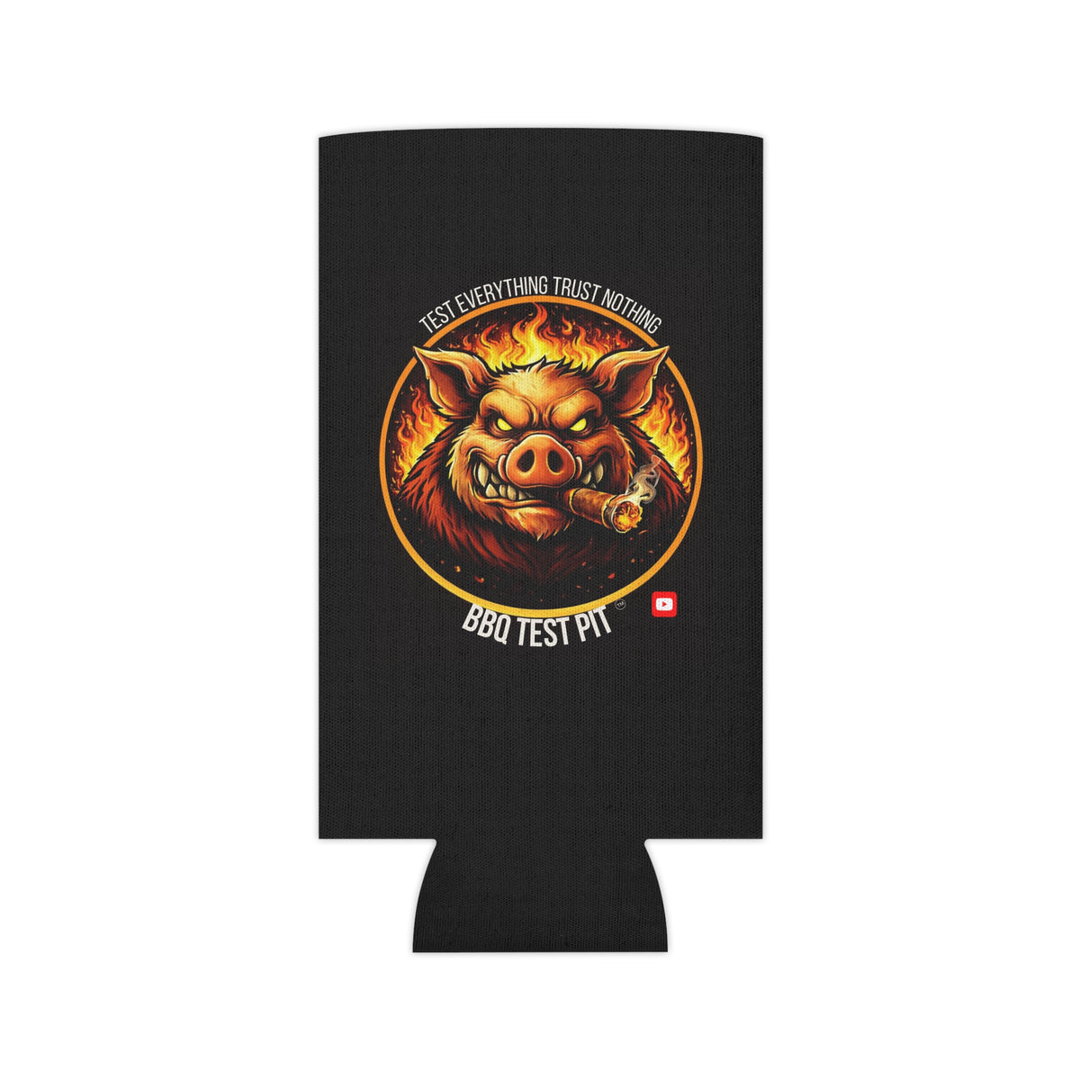 BBQ Test Pit can cooler mockup