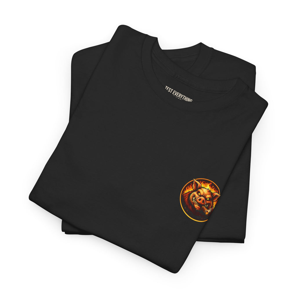 BBQ Test Pit I Like Big Butts tee mockup