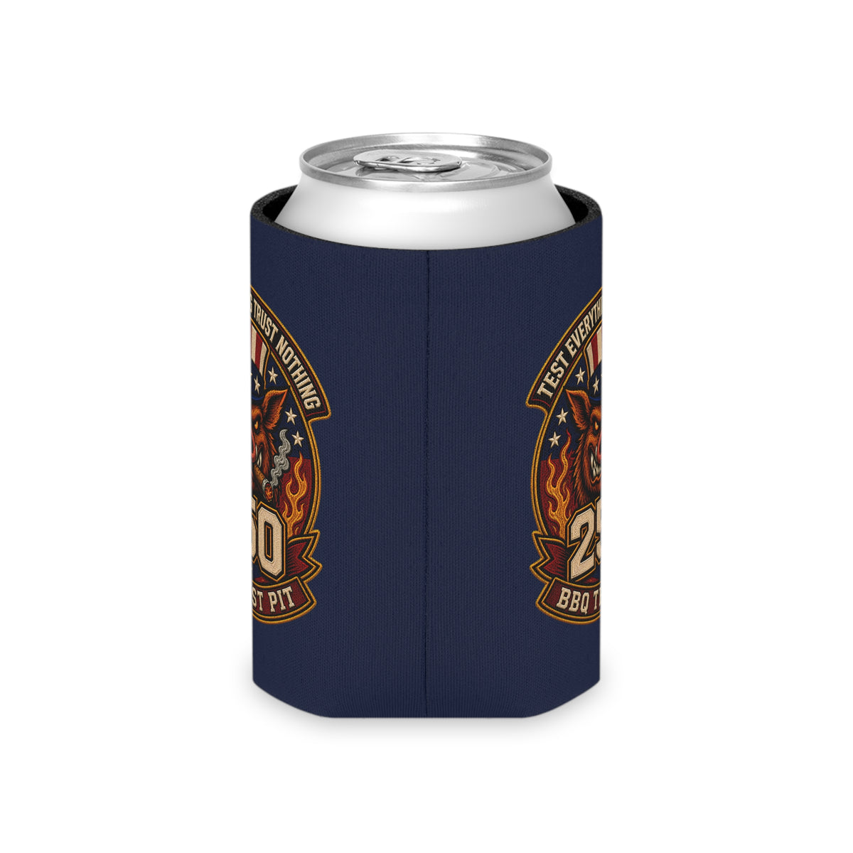 BBQ Test Pit 250 Years of Freedom can cooler mockup