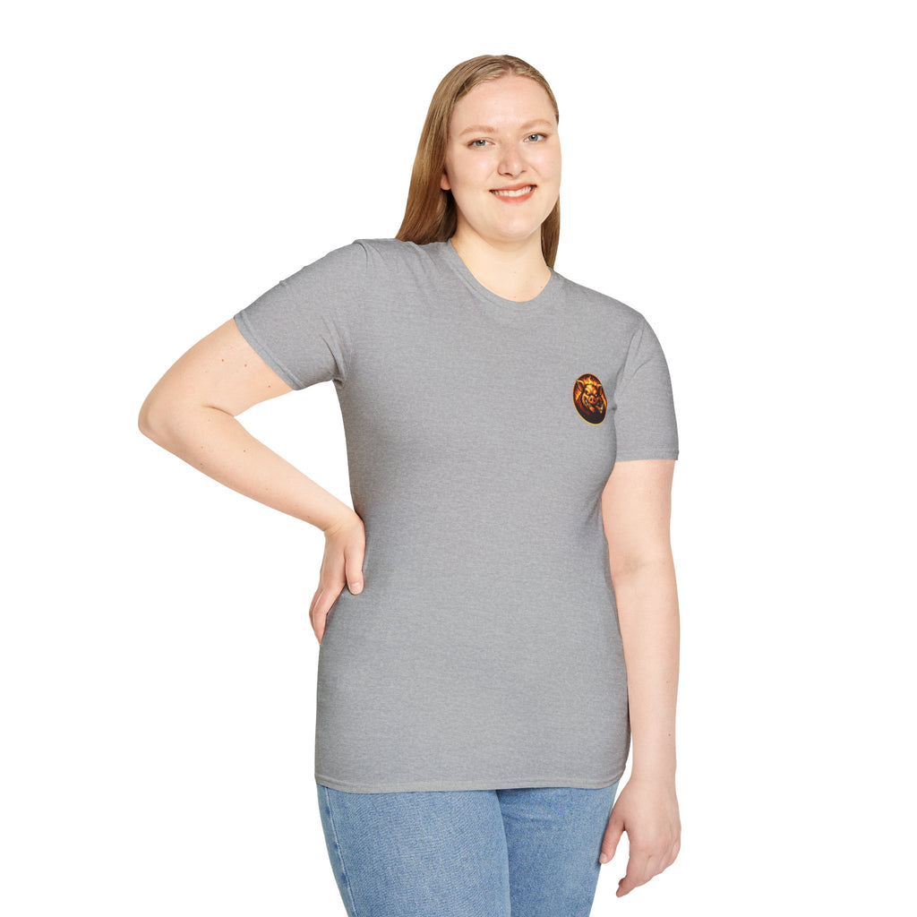 BBQ Test Pit I Like Big Butts soft tee mockup