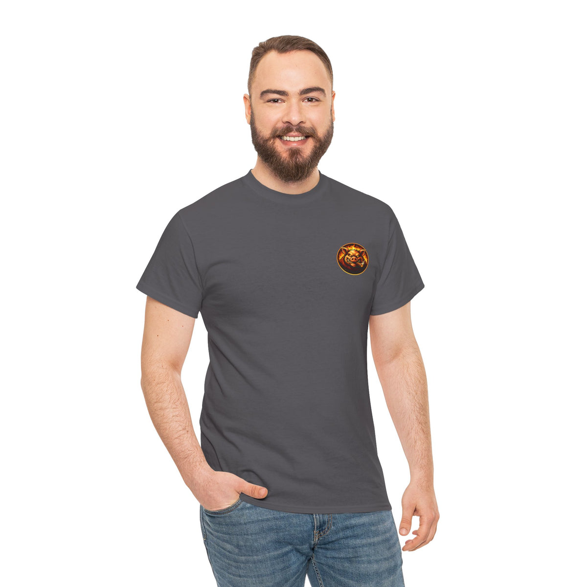 BBQ Test Pit I Like Big Butts tee mockup