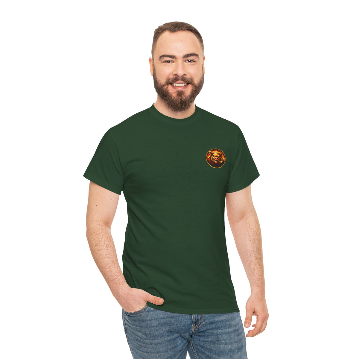 BBQ Test Pit I Like Big Butts tee mockup