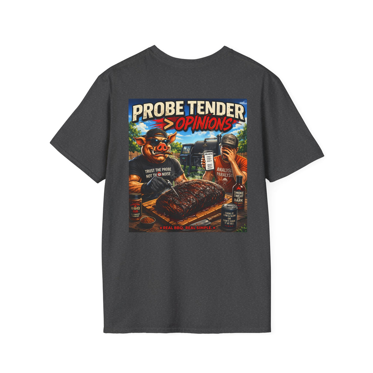 BBQ Test Pit Probe Tender Opinions tee mockup