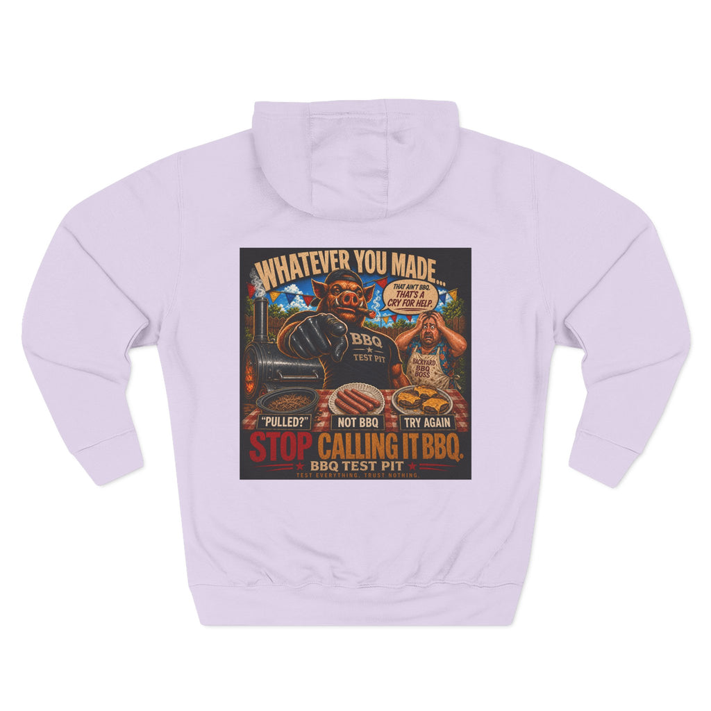 BBQ Test Pit Stop Calling It BBQ hoodie mockup