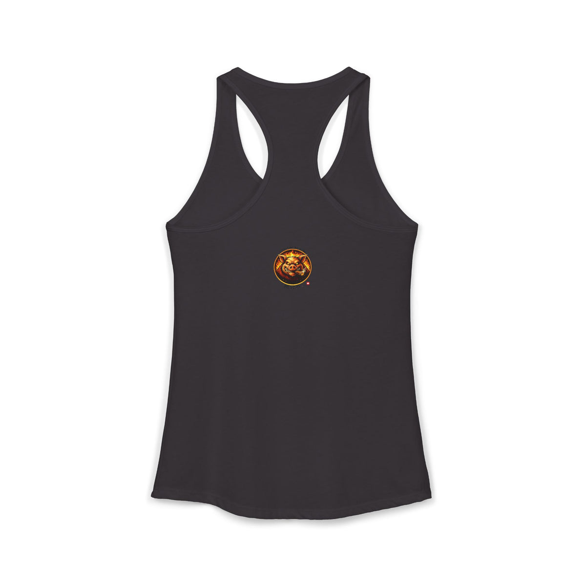 BBQ Test Pit logo women's tank mockup