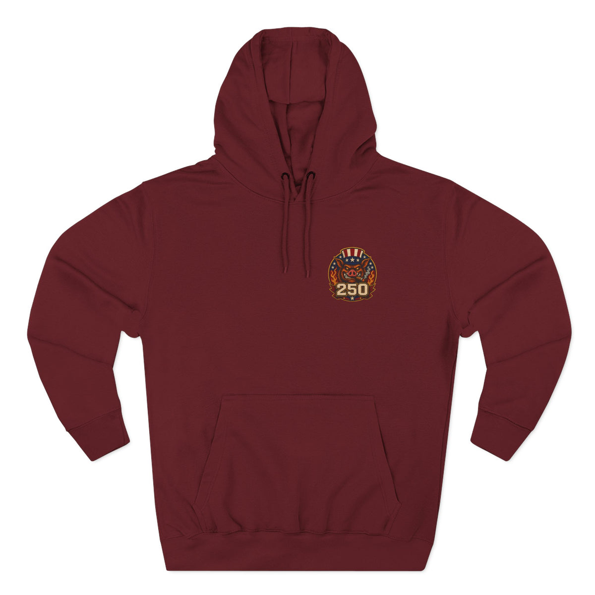 BBQ Test Pit 250 Years of Freedom hoodie mockup